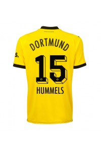 Borussia Dortmund Mats Hummels #15 Fotballdrakt Hjemme Klær Dame 2023-24 Korte ermer